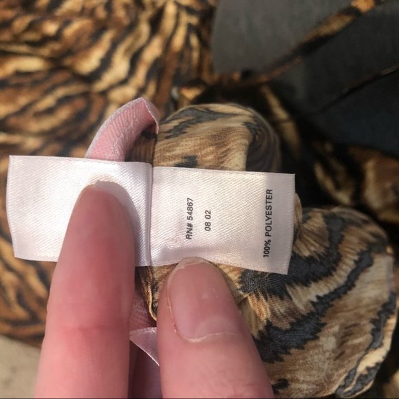 VICTORIA'S SECRET Tiger Stripe Slip Long Cami - Picture 9 of 11